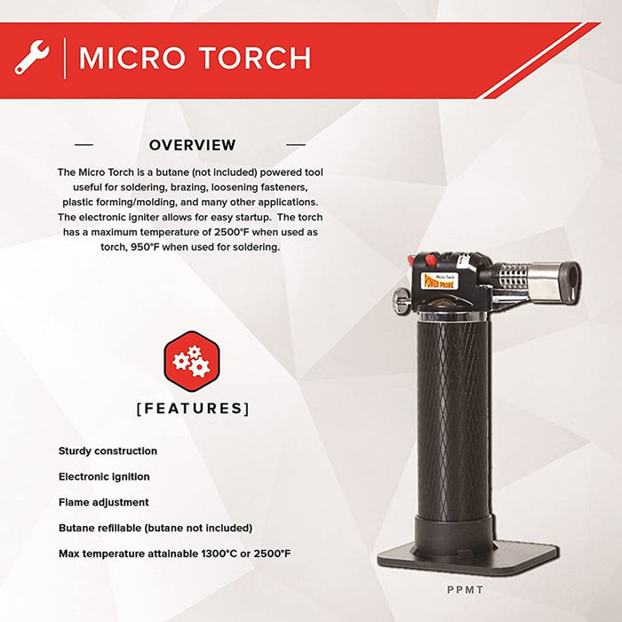 Soldering Soldering Butane Torch Kit MTKIT - International Tool Company