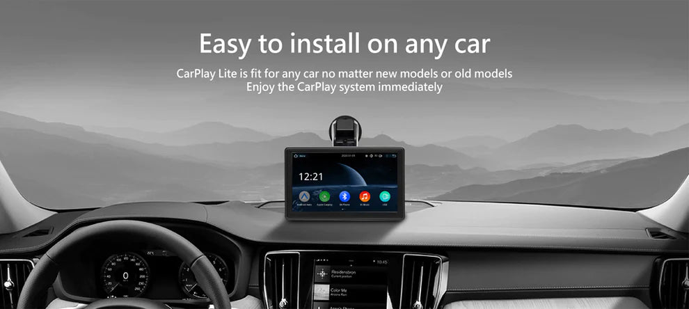 Coral Vision Lite A - Wireless CarPlay Android Auto 7-Inch Display + Reverse Cam - International Tool Company