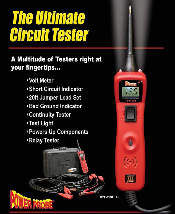 Power Probe III POWPP319FTCRED Circuit Test Kit - International Tool Company