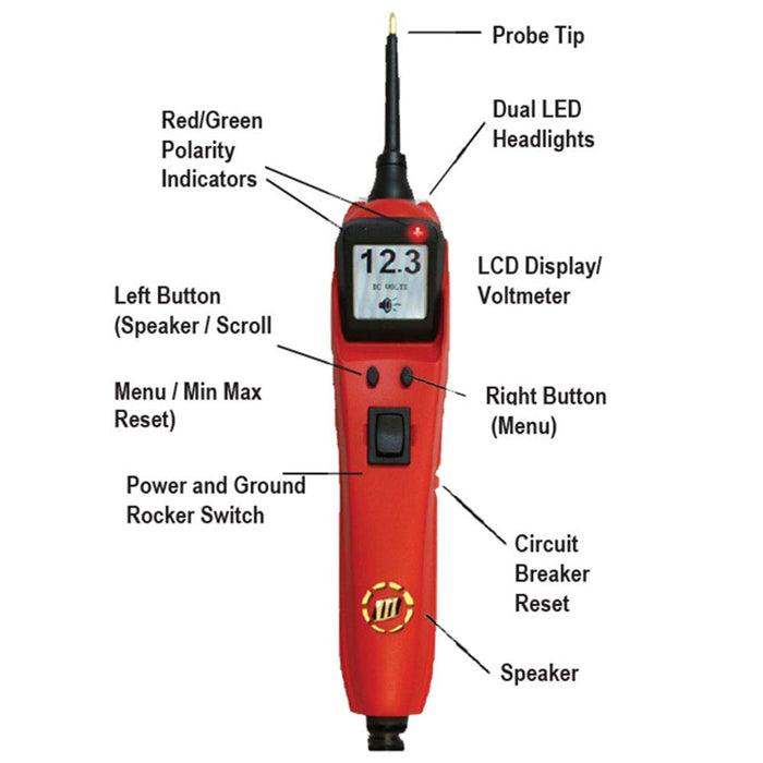 Power Probe POW3EZ (RED) - International Tool Company