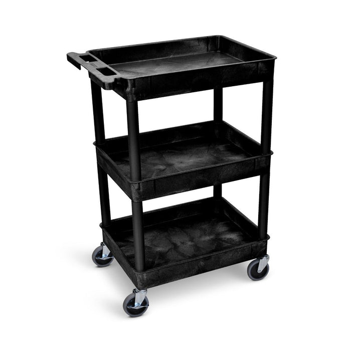 Luxor 3 Tier Standard Tub Cart - ITCSTC111-B - International Tool Company