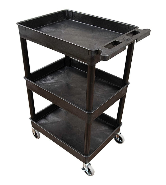 Luxor 3 Tier Standard Tub Cart - ITCSTC111-B - International Tool Company