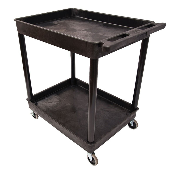 Luxor 2 Tier Tough Professional Large Tub Cart - ITCTC11-B - International Tool Company