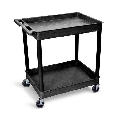 Luxor 2 Tier Tough Professional Large Tub Cart - ITCTC11-B - International Tool Company