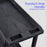 TUFFY® XL Three-Shelf Multi-Purpose Utility Cart, 32" x 18", Black, Tub Shelves - EC111-B - International Tool Company