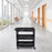TUFFY® XL Three-Shelf Multi-Purpose Utility Cart, 32" x 18", Black, Tub Shelves - EC111-B - International Tool Company