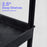 ENDURA® 34" H Three-Shelf Utility Cart, 24" W x 18" D, Black, Tub Shelves - STC111-B - International Tool Company