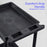 ENDURA® 34" H Three-Shelf Utility Cart, 24" W x 18" D, Black, Tub Shelves - STC111-B - International Tool Company
