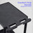 ENDURA® 34" H Three-Shelf Utility Cart, 24" W x 18" D, Black, Flat Shelves - STC222-B - International Tool Company