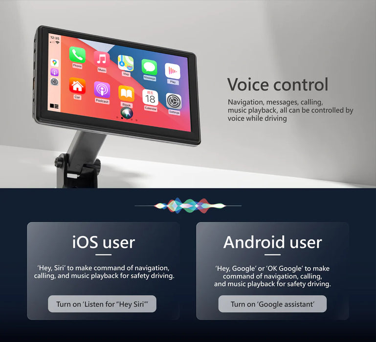 Coral Vision Lite A - Wireless CarPlay Android Auto 7-Inch Display Coral Vision Lite A - Wireless CarPlay Android Auto 7-Inch Display