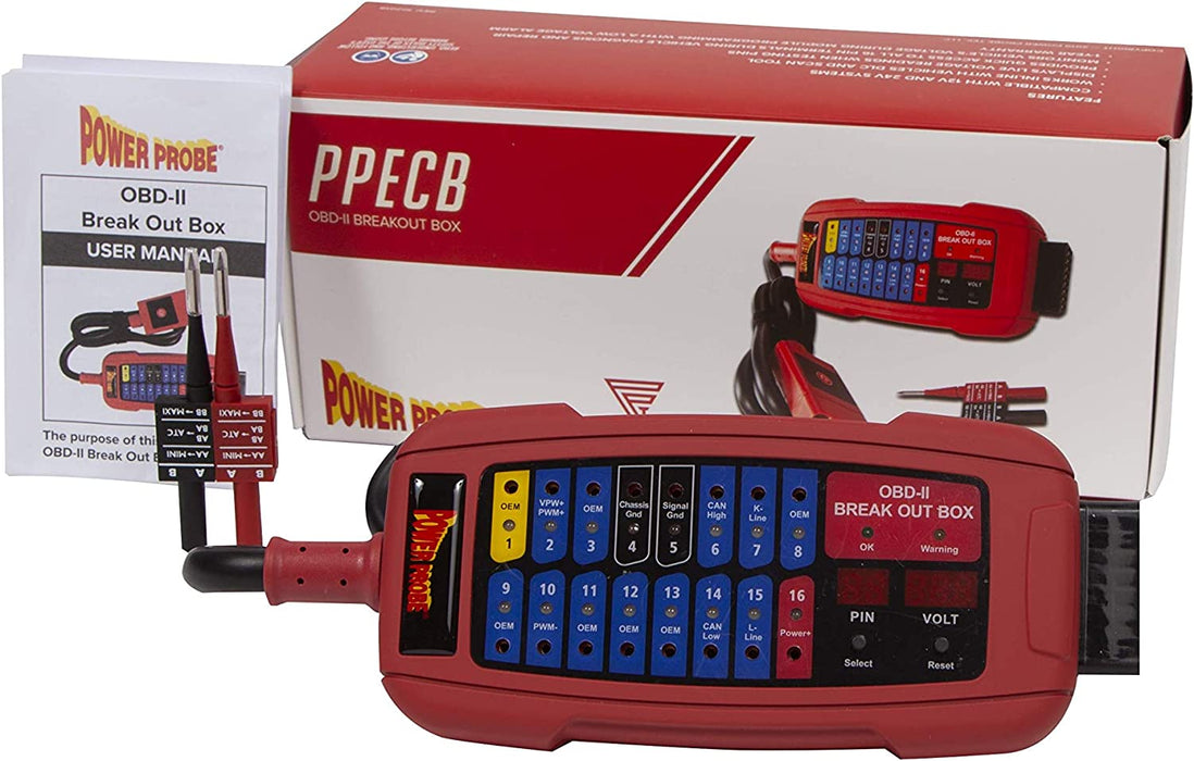 Power Probe POWPPECB OBD II Breakout Testing Box - International Tool Company